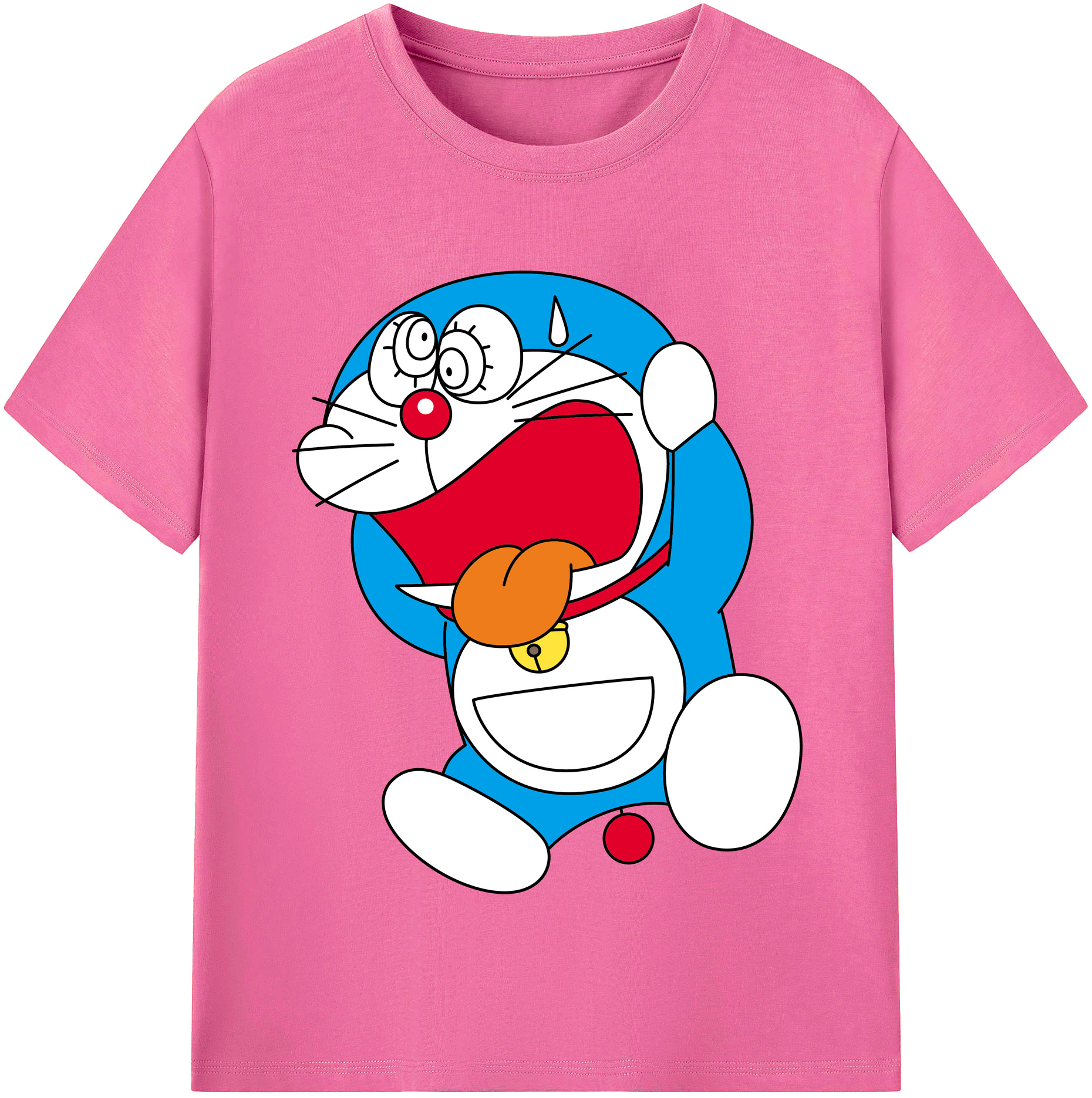 （画像用） ドラえもん Doraemon レディースカジュアルプリントTシャツ（綿100％）
